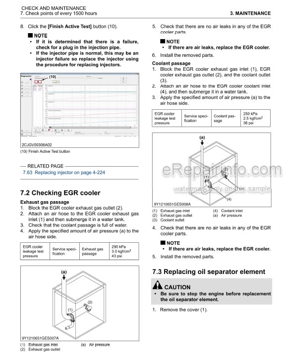 Photo 5 - Kubota V2607-CR-E5 To V3307-CR-TIE5 Workshop Manual Diesel Engine 9Y311-00071
