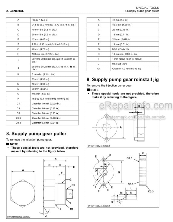 Photo 5 - Kubota V3800-TIEF4 V3800-TIEF4C V3800-TIEF4H Workshop Manual Diesel Engine 9Y111-10854