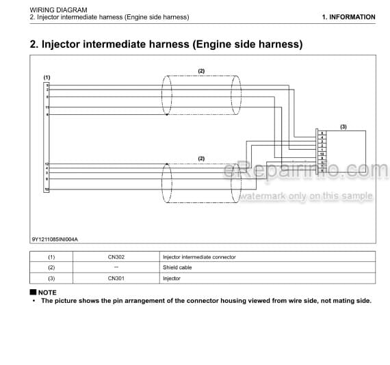 Photo 4 - Kubota V3800-TIEF4 V3800-TIEF4C V3800-TIEF4H Workshop Manual Diesel Engine 9Y111-10854