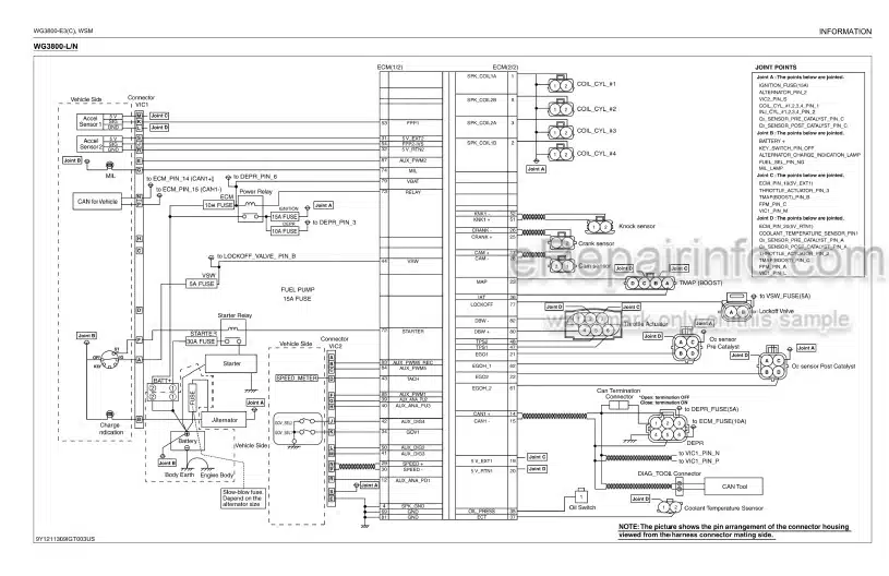 Photo 4 - Kubota WG3800-E3 WG3800-E3C Workshop Manual Gasoline LPG Natural Gas Engine 9Y111-13095