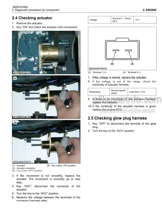 Photo 4 - Kubota Workshop Manual Electronic Governor 9Y011-03014