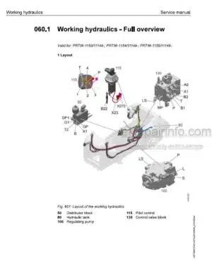 Photo 1 - Liebherr PR736-1153 To PR736-1155 11149 Service Manual Crawler Dozer 9087210