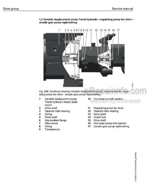 Photo 1 - Liebherr PR746-1293 PR746-1294 11216 Service Manual Crawler Dozer 9087211