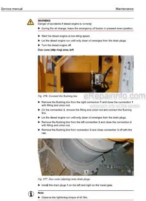 Photo 6 - Liebherr RL44 RL64 Series 4 Litronic Service Manual Pipe Layer