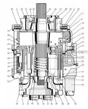 Photo 1 - Liebherr RL422 RL22 RL42 RL52 Series 2 Litronic Service Manual Pipe Layer