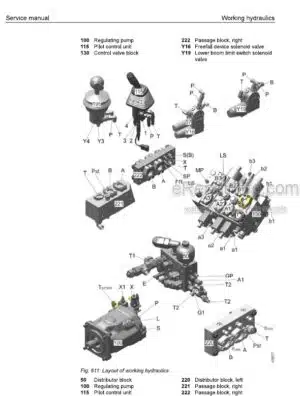 Photo 12 - Liebherr RL56-1632 3A 15619 Service Manual Pipe Layer 12233700