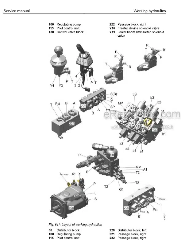 Photo 1 - Liebherr RL56-1632 3A 15619 Service Manual Pipe Layer 12233700