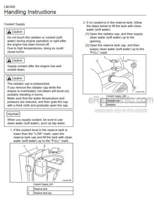 Photo 2 - Baroness LM2400 Owners Operating Manual 5-Unit Reel Mower