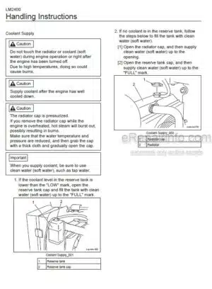 Photo 2 - Baroness LM2400 Owners Operating Manual 5-Unit Reel Mower