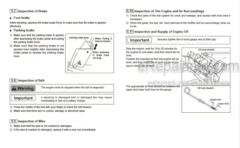 Photo 1 - Baroness LM2700 Owners Operating Manual 5-Unit Reel Mower