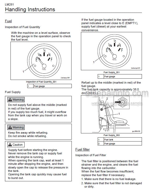 Photo 1 - Baroness LM281 Owners Operating Manual 3-Unit Reel Mower