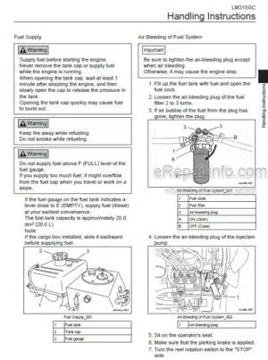 Photo 11 - Baroness LM315GC Owners Operating Manual Riding Greens Mower