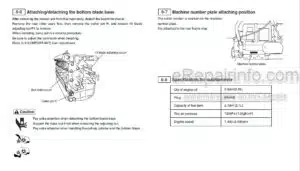Photo 8 - Baroness LM54GB LM54GBF Operators Handling Manual And Parts Catalogue Swing Mower