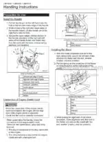 Photo 2 - Baroness LM56GB LM66GB LM66TB Owners Operating Manual Walk Behind Greens Mower