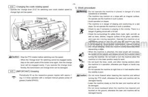 Photo 1 - Baroness TDA1600 Owners Operating Manual Tractor Mounted Aerator
