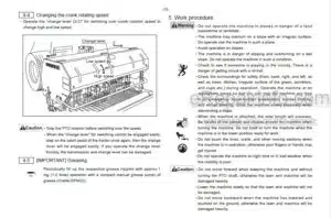 Photo 7 - Baroness TDA1600 Owners Operating Manual Tractor Mounted Aerator