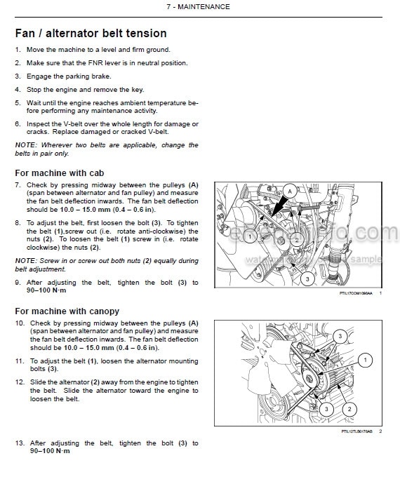 Photo 1 - Case 1107EX Operators Manual Soil Compactor 51435044