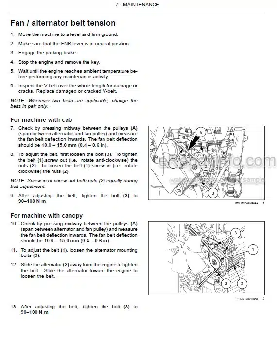 Photo 1 - Case 1107EX Operators Manual Soil Compactor 51435044