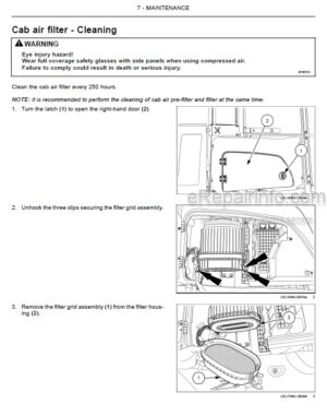 Photo 4 - Case 621G 721G Tier 4B Final Operators Manual Wheel Loader 51638078