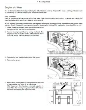 Photo 2 - Case 821F 921F Operators Manual Wheel Loader 47535462
