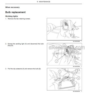 Photo 5 - Case CX17C Operators Manual Mini Excavator 51680374