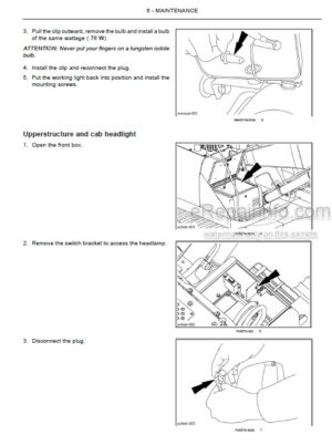 Photo 8 - Case CX250C Operators Manual Crawler Excavator 47510043