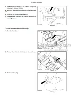 Photo 8 - Case CX250C Operators Manual Crawler Excavator 47510043