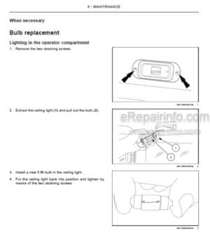 Photo 4 - Case CX26C Operators Manual Mini Excavator 51430416