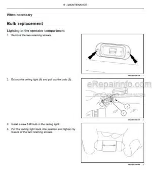 Photo 4 - Case CX26C Operators Manual Mini Excavator 51430416