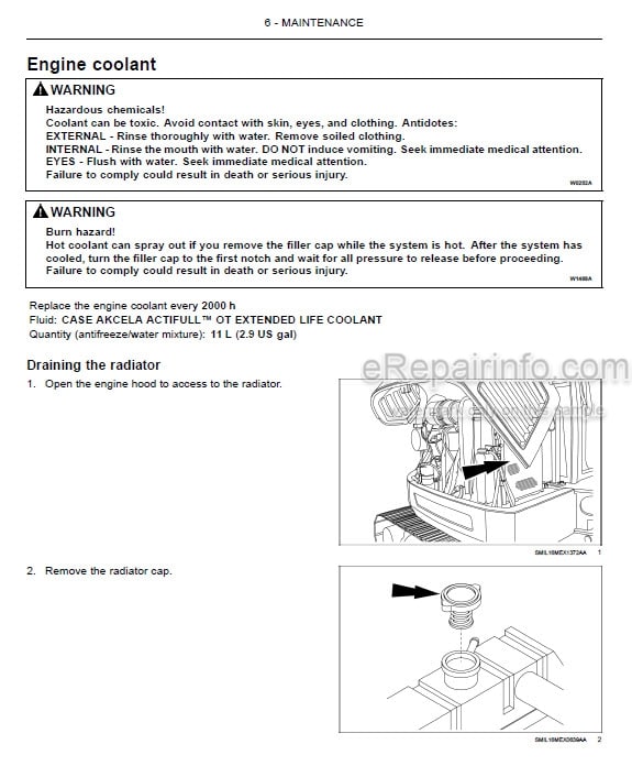 Photo 1 - Case CX60C Operators Manual Mini Excavator 51486170