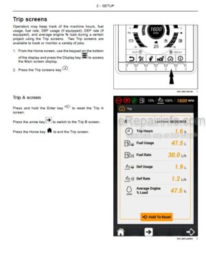Photo 8 - Case SR175B To TV450B B Series Equipment Manual LCD Multifunctional Display For Skid Steer Compact Track Loader 515059957