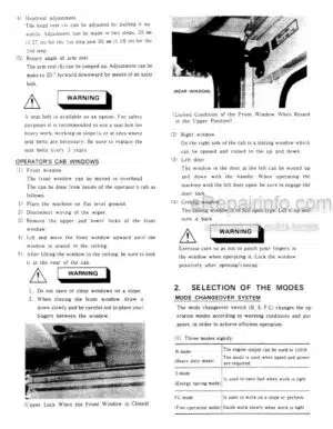 Photo 2 - Kobelco K909II K909LC II Operators Manual Hydraulic Excavator S2LQ1014E-01