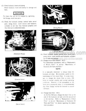 Photo 6 - Kobelco MD140BLC Operators Manual Hydraulic Excavator S2YP1003E-01 SN YP-1282-