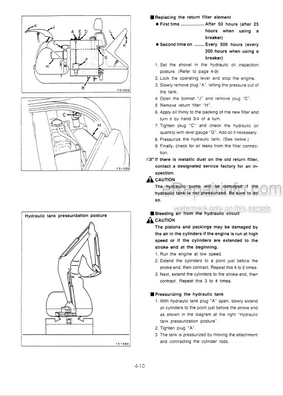Photo 1 - Kobelco SK025 SK030 SK035 Operators Manual Hydraulic Excavator S2PV1005E-01