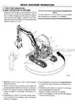 Photo 4 - Kobelco SK030SR-2 SK035SR-2 Operators Manual Hydraulic Excavator S2PW00003ZE-01