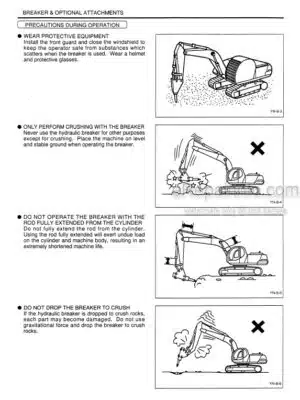 Photo 2 - Kobelco SK100 SK100L Acera Super Operators Manual Hydraulic Excavator S2YW1003E