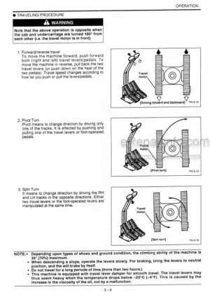 Photo 1 - Kobelco SK100 SK100L Operators Manual Excavator S2YW1003E