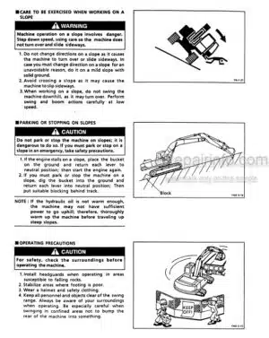 Photo 2 - Kobelco SK100 SK120 SK120LC Mark IV Operators Manual Hydraulic Excavator YPUK95S001OMNA
