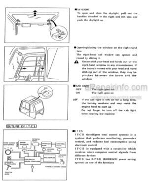Photo 1 - Kobelco SK100 SK120 SK120LC Operators Manual Hydraulic Excavator S2LP1012E-00 SN2