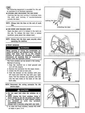 Photo 1 - Kobelco SK110 SK130 SK130LC Mark IV Operators Manual Hydraulic Excavator YPUK95S002OM