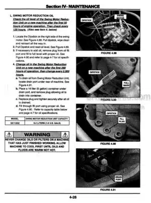 Photo 3 - Kobelco SK115DZ Mark IV Operators Manual Hydraulic Excavator SK115DZ4RMMC21R
