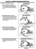 Photo 5 - Kobelco SK115DZ Mark IV Operators Manual Hydraulic Excavator SK115DZ4RMMC21R