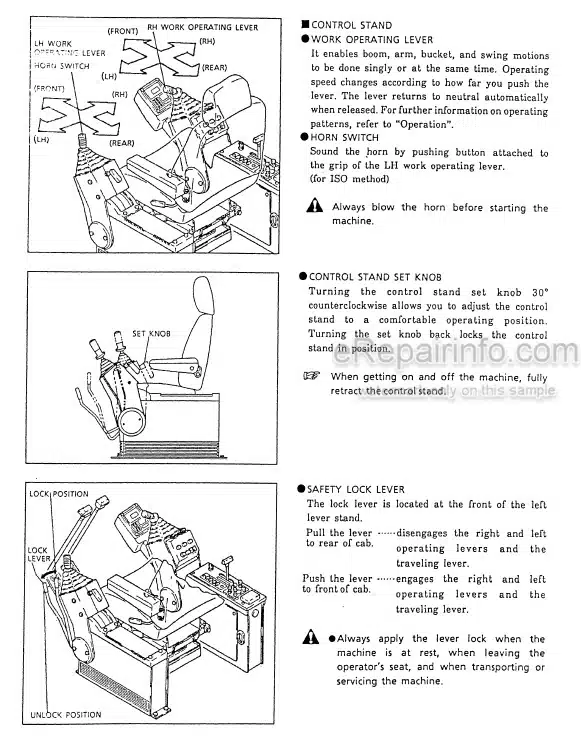 Photo 1 - Kobelco SK120LC III Operators Manual Hydraulic Excavator YPUK92S002OM-00