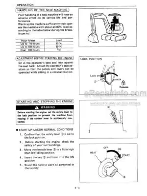 Photo 8 - Kobelco SK15SR SK20SR Operators Manual Hydraulic Excavator S2PM1003E-01