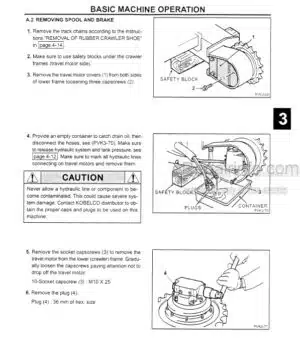 Photo 12 - Kobelco SK25SR-2 Operators Manual Hydraulic Excavator S2PV00002ZE-02