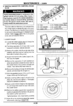 Photo 2 - Kobelco SK45SR-2 Operators Manual Hydraulic Excavator S2PJ00005ZE-01
