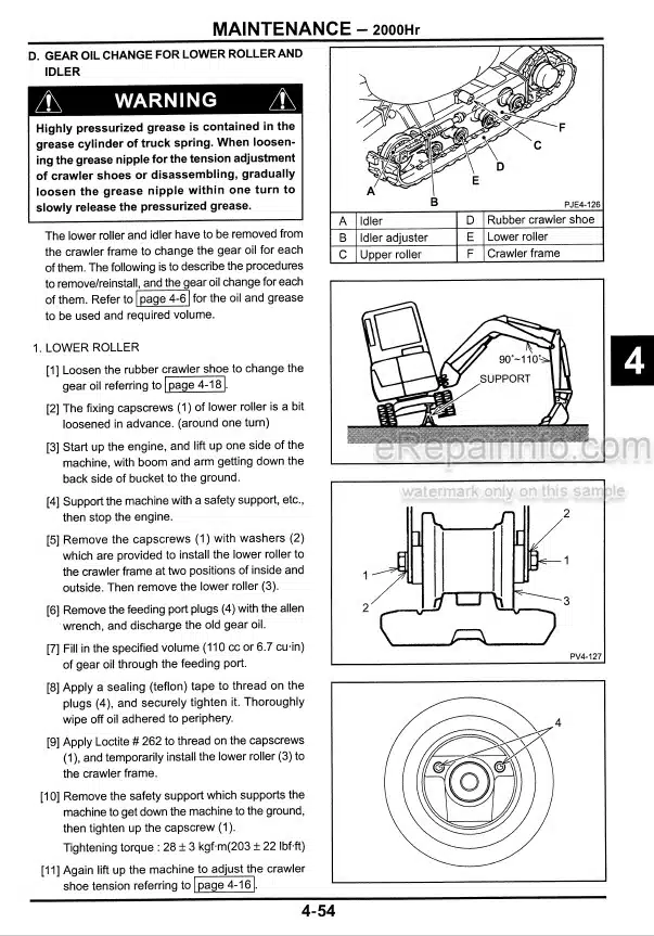 Photo 1 - Kobelco SK45SR-2 Operators Manual Hydraulic Excavator S2PJ00005ZE-01