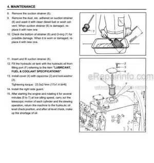 Photo 5 - Kobelco SK50SR-3 Operators Manual Hydraulic Excavator S2PJ00016ZE-01NA
