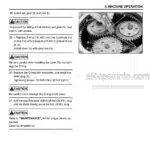 Photo 4 - Kobelco SK50SR-3 Operators Manual Hydraulic Excavator S2PJ00016ZE-01NA