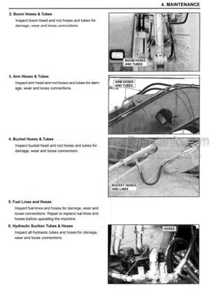 Photo 4 - Kobelco SK70SR-1E Operators Manual Excavator S2YT00010ZE-01 SN YT04-07001-